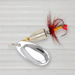 Блешня обертова ZEOX Furor № 4, 11г, колір 001 Silver